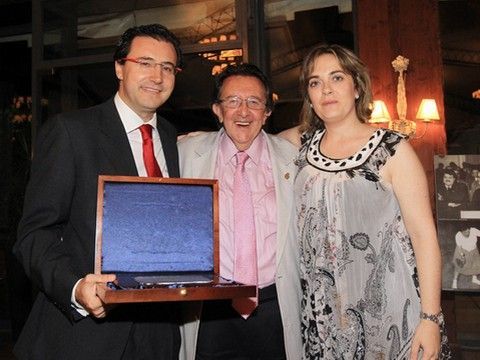 Miguel Ángel Machado, Jordi Prat y Montserrat Jiménez, Vicepresidenta Primera de la Federación Catalana