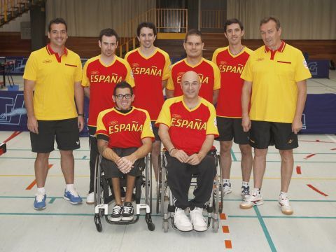 Equipo Paralímpico Español de Tenis de Mesa. (Foto: CPE)