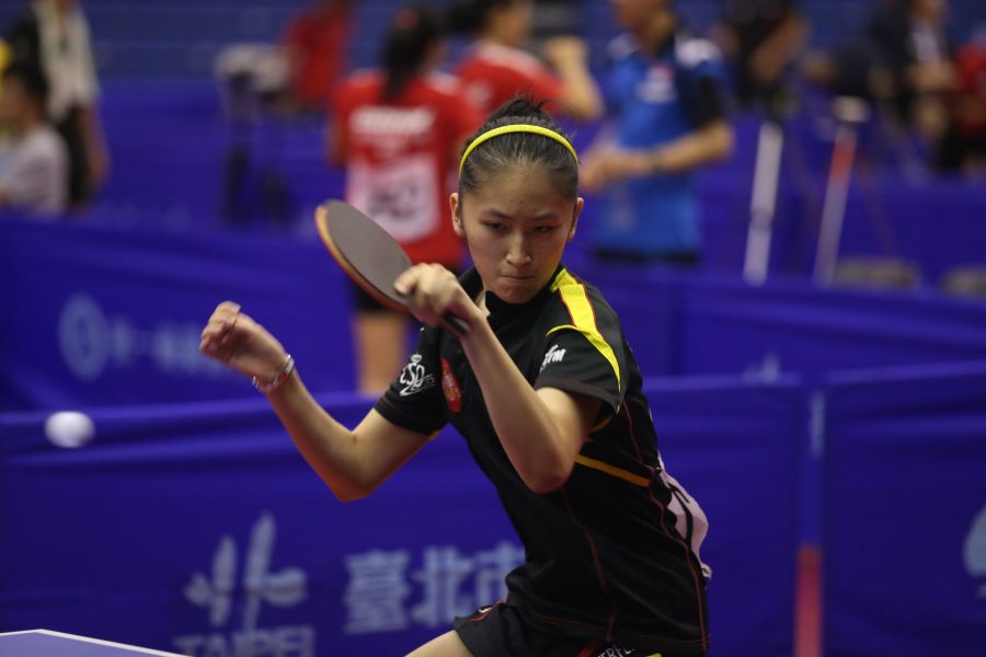 Sofía-Xuan Zhang en Open de Taipéi. (Foto: ITTF)