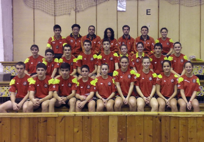 Expedición española en el ITTF Junior and Cadet Circuit de Hungría
