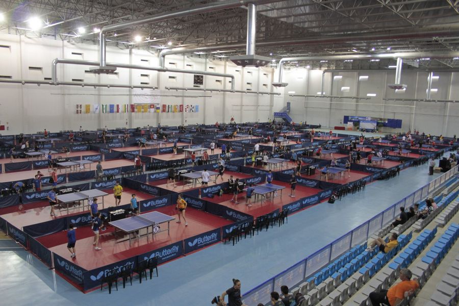 Aspecto del Centro de Atletismo 6º Centenario de Antequera durante los campeonatos de 2014.