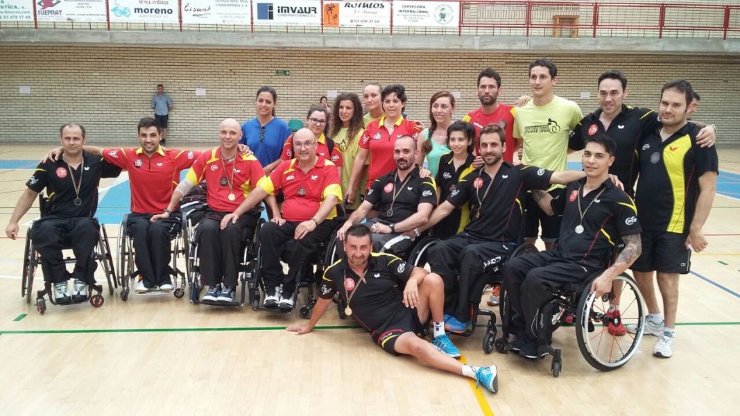 Equipo español en último Open Internacional celebrado en El Prat de Llobregat.
