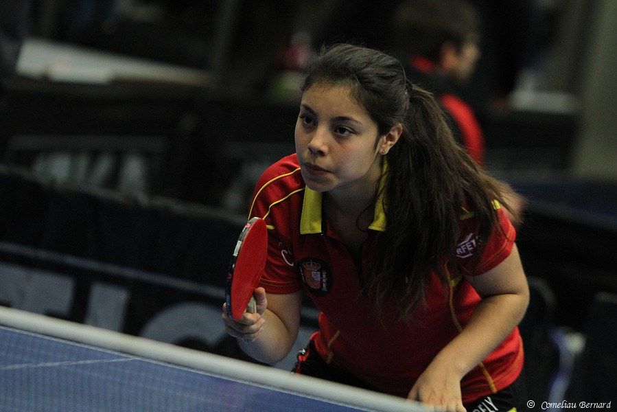 Mireia Pereto, jugadora autorizada de la selección española de Tenis de Mesa.