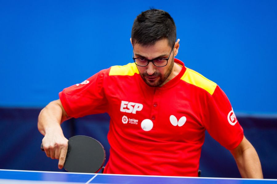 Francisco Javier López, jugador de la selección española de tenis de mesa