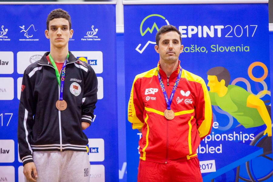 Jose Manuel Ruiz, bronce individual Clase 10 en el Campeonato de Europa de Tenis de Messa 2017