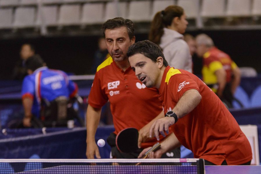 Jorge Cardona y Juan Bautista Pérez disputando las pruebas de equipos en el PTT Spanish Open