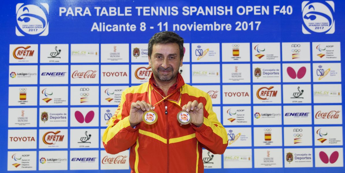 Juan Bautista Pérez, doble medallista en PTT Spanish Open 2017