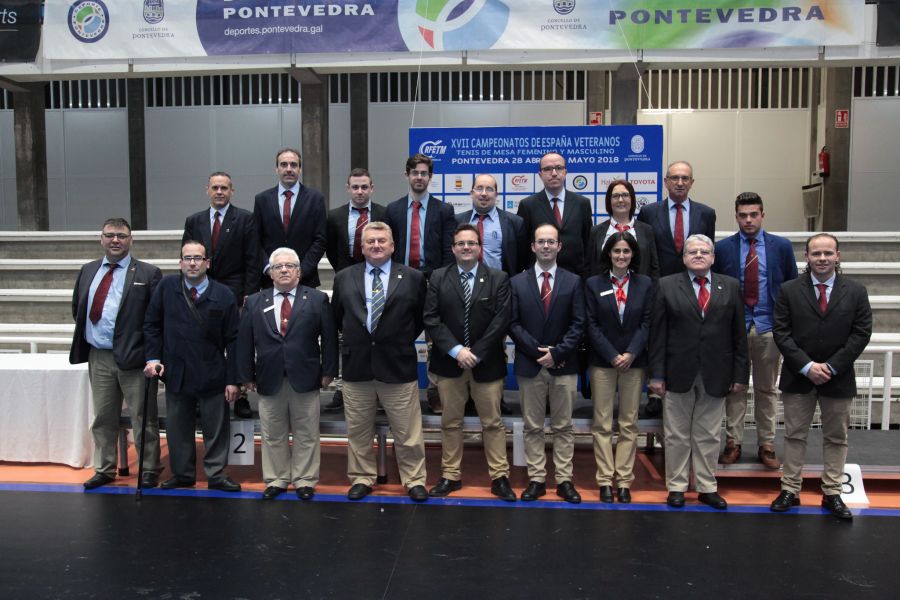 Árbitros XXVII Campeonatos de España de Veteranos.