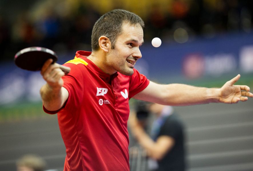 Jordi Morales, en acción (Foto: ITTF)