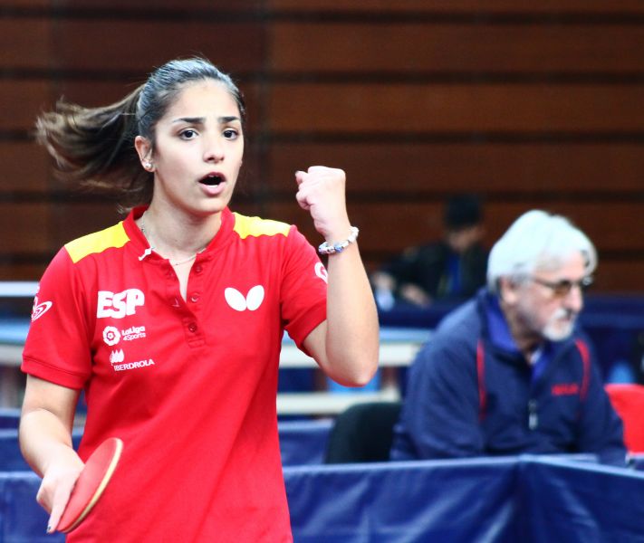 Nerea García, jugadora de la Delegación Española en Bélgica