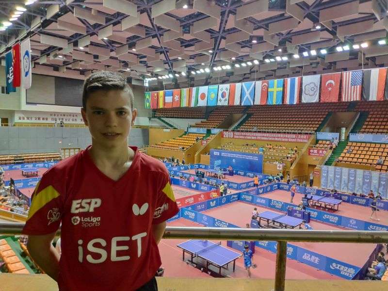 Daniel Berzosa en el ITTF Junior Circuit Golden China Open 2019