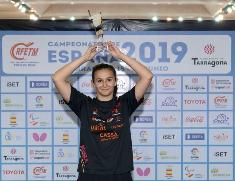 Ainhoa Cristóbal, Campeona de España Juvenil 2019 (Foto: Alvaro Diaz)