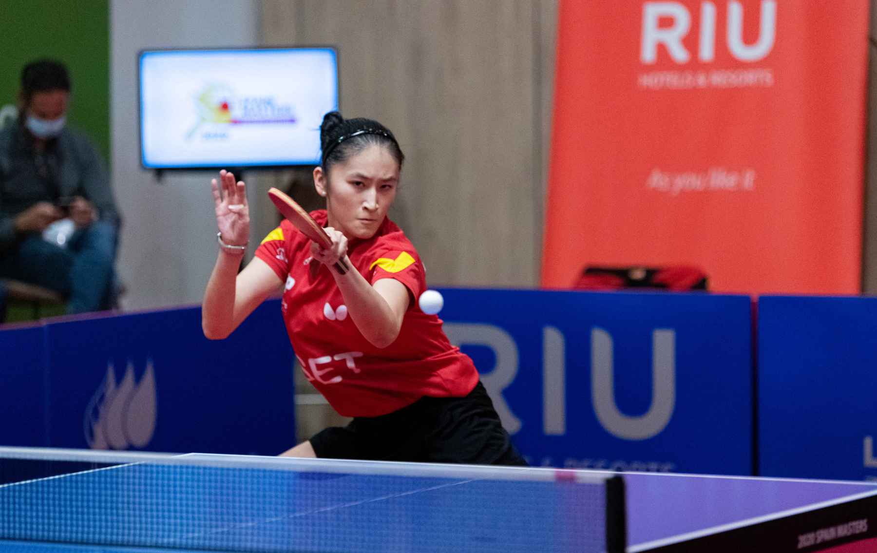 Sofía-Xuan Zhang disputando el Iberdrola Spain Masters