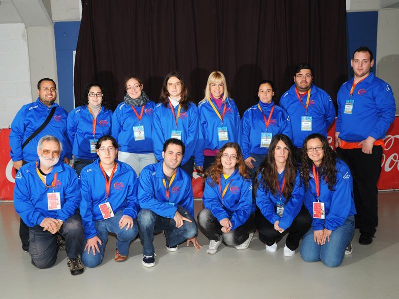 Grupo de voluntarios de la asociación almeriense ASVOAL. (Foto: Pablo Rubio)