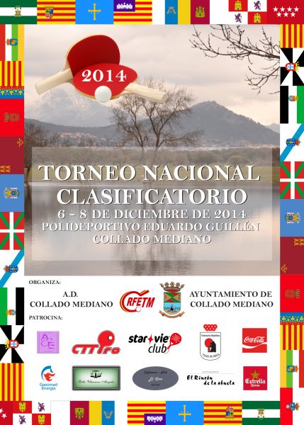Cartel anunciador del Torneo Nacional Clasificatorio que se celebrará en Collado Mediano