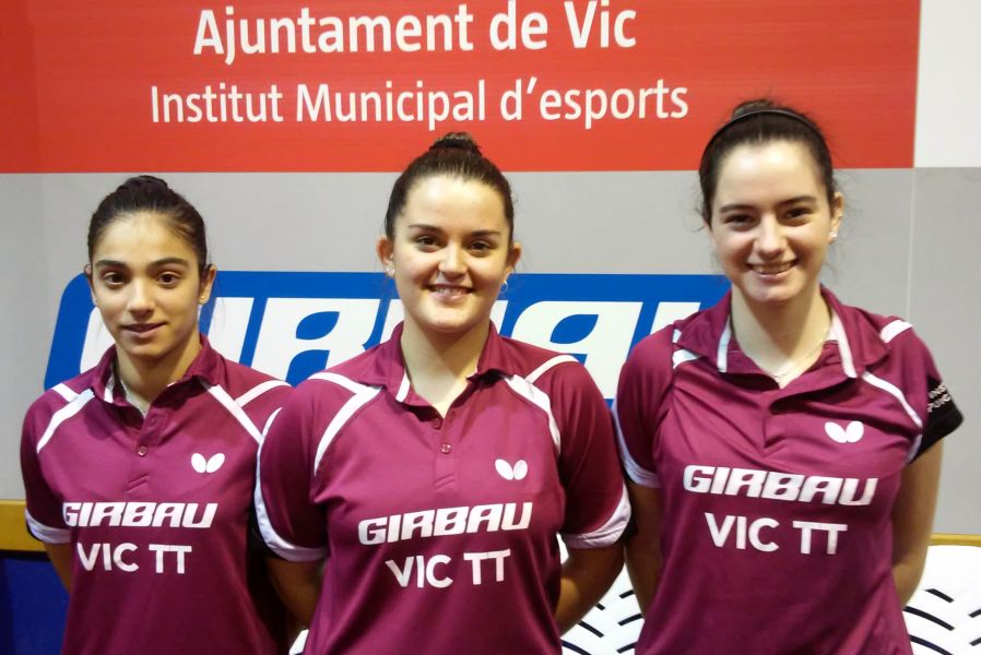 Girbau Vic TT. Nerea Garci&#769;a, Ana Garcia y Claudia Caymel.