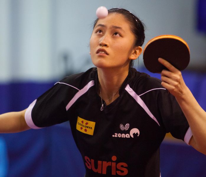 Sofia Xuan Zhang, jugadora del Suris Calella. (Foto: David Fajula)