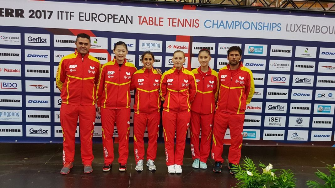 Delegación española en el Campeonato de Europa Absoluto de Tenis de Mesa 2017