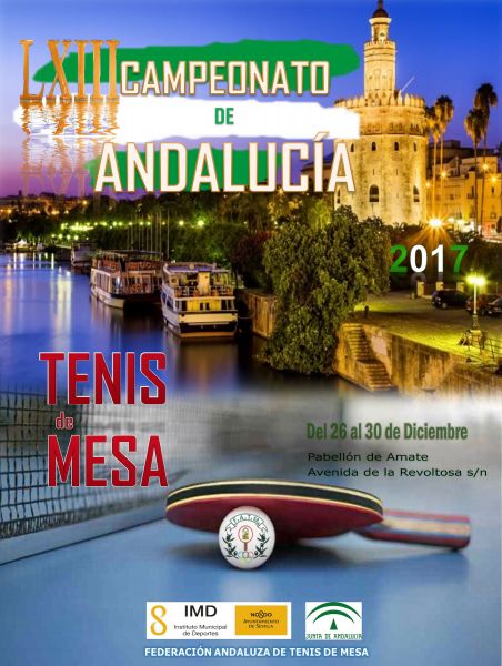 Cartel de los 63ª Campeonatos de Andalucía.