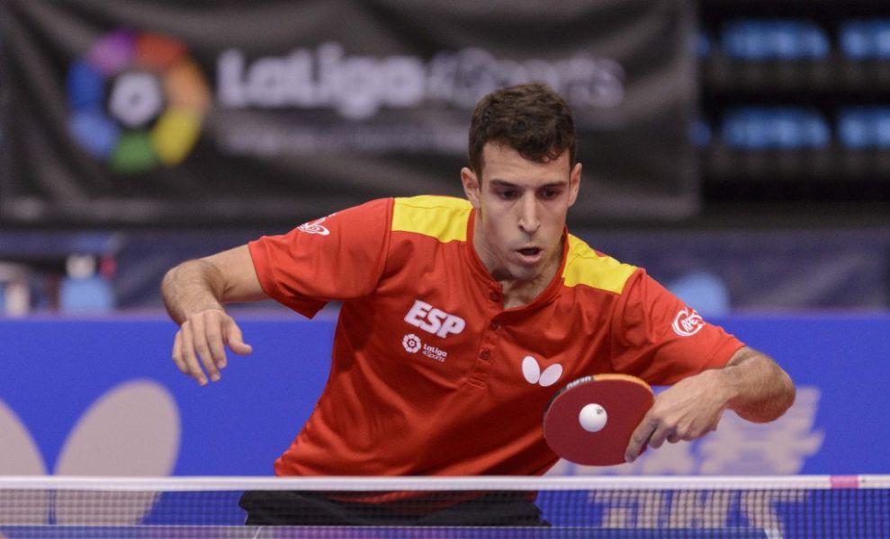 Álvaro Robles, jugador de la selección española de tenis de mesa.