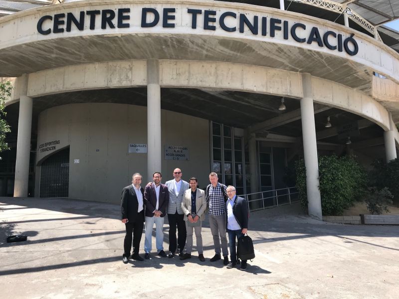 ETTU, ITTF y RFETM en el Centro de Tecnificación de Alicante.